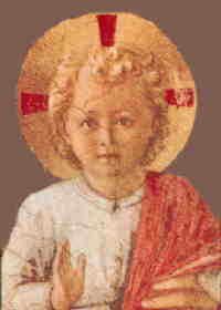 Aus einem Fresko von Beato Angelico, Florenz